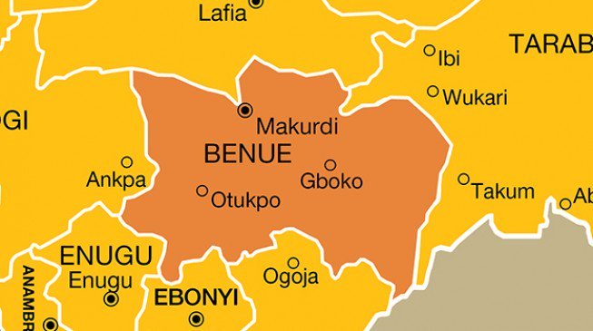 Benue State map, Nigeria