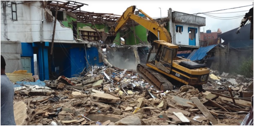 Getty image of demolition