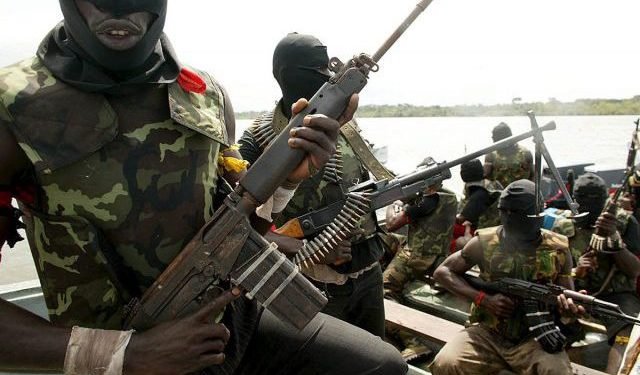 Getty image of Gunmen in military uniform