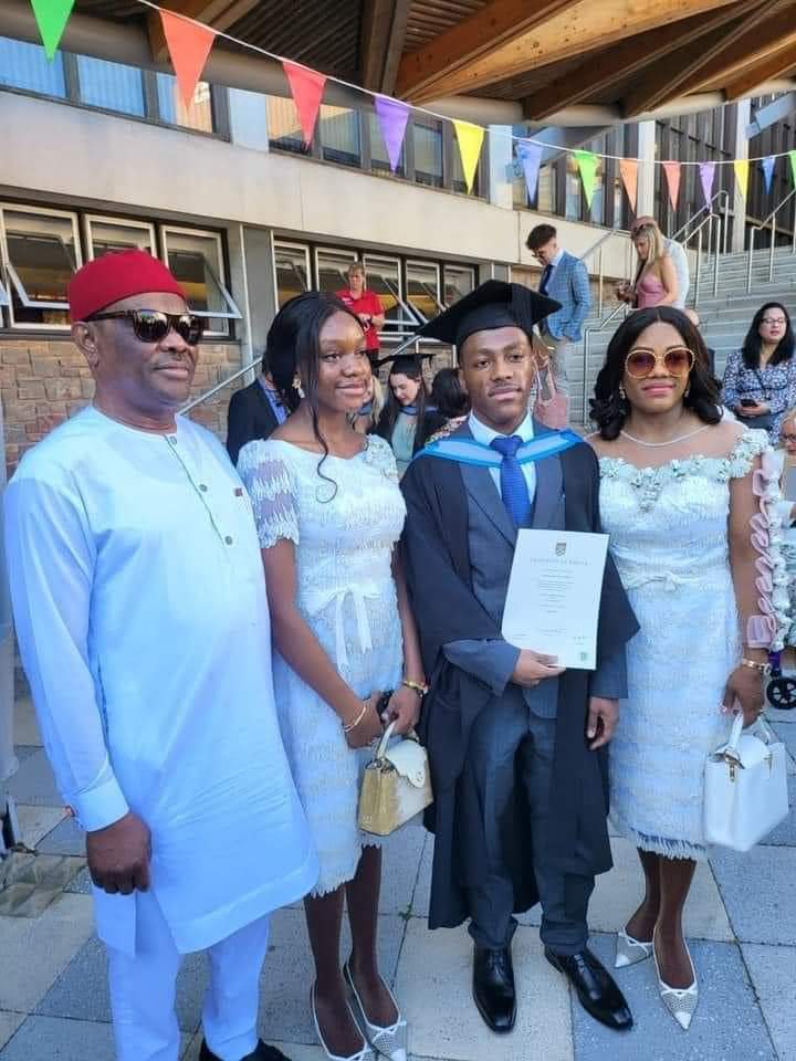 Wike son's graduation