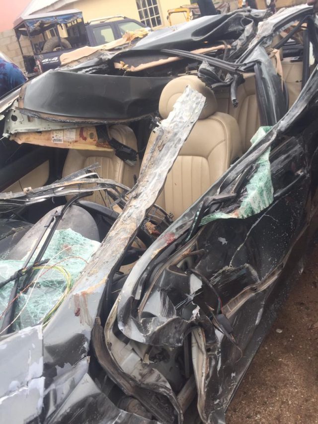 Godwin Ameh Etufi car crash