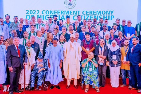Foreigners conferred with Nigerian citizenship