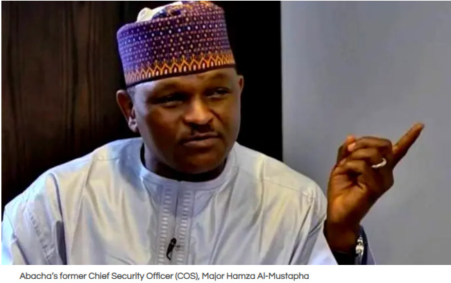 Major Hamza Al-Mustapha, former aide to the late Head of State, Sani Abacha